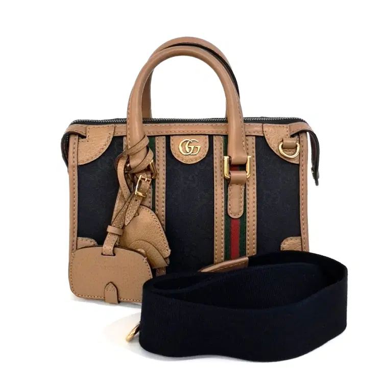 Gucci Mini Top Handle Tote And Shoulder Bag (715771)-Hover-Image