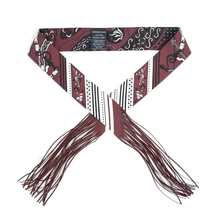 Hermès Fringe Twilly-Hover-Image