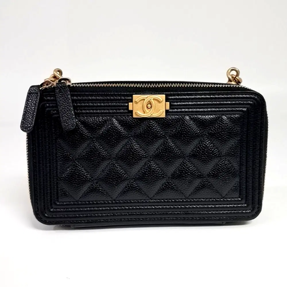 Chanel Caviar Boy Crossbody Bag