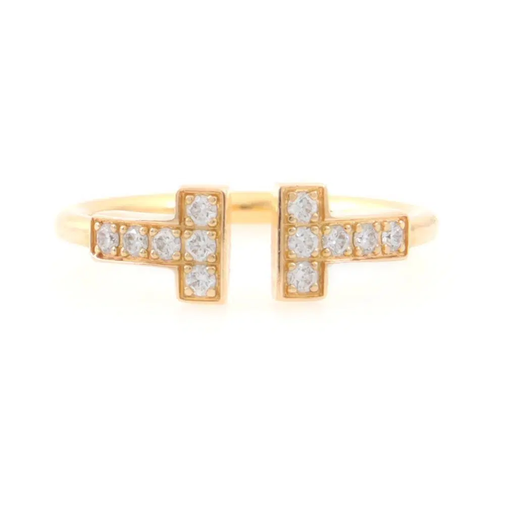 Tiffany & Co. Diamond T Wire Ring