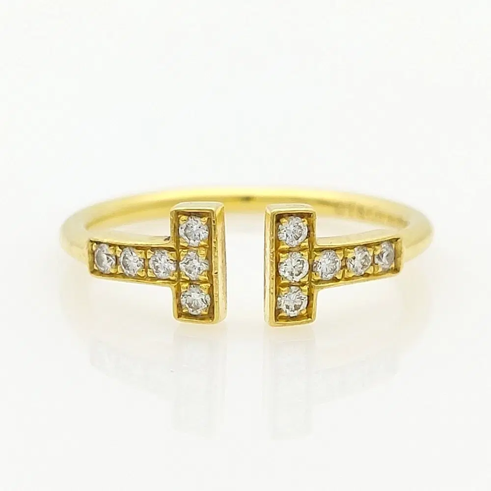 Tiffany & Co. Diamond T Wire Ring