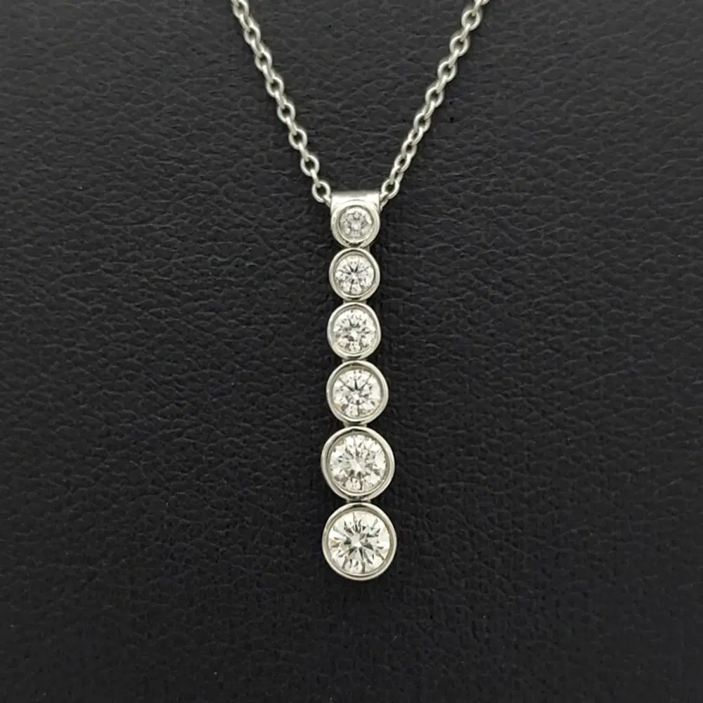 Tiffany & Co. Diamond Jazz Graduated Necklace