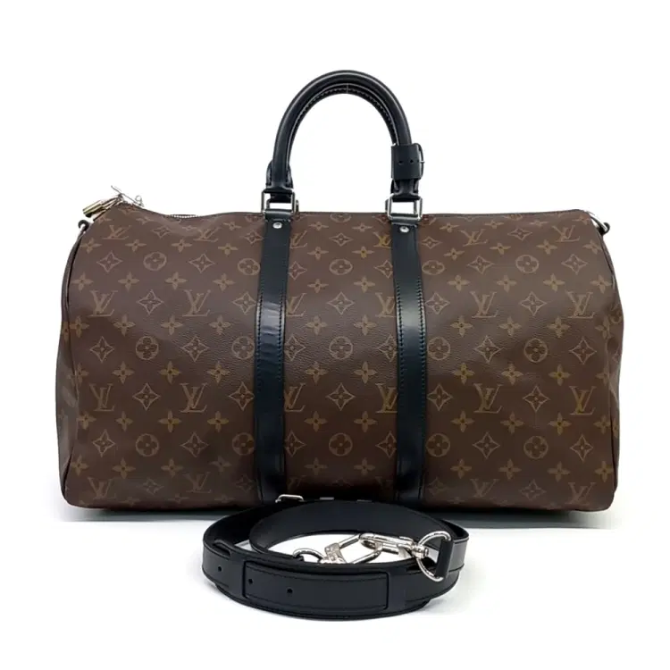 Louis Vuitton Macassar Bandoulière Keepall 45 M56711-Hover-Image