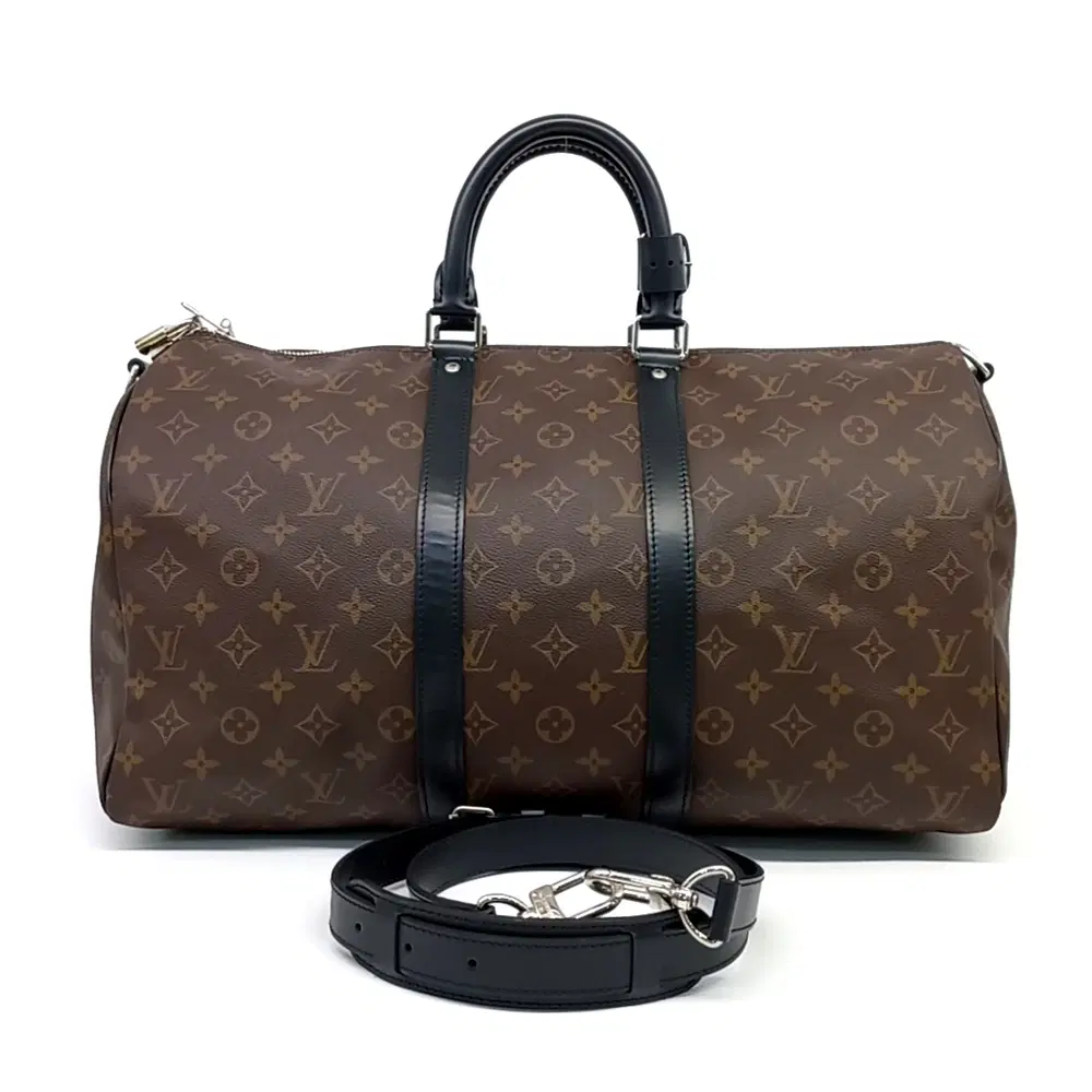 Louis Vuitton Macassar Bandoulière Keepall 45 M56711