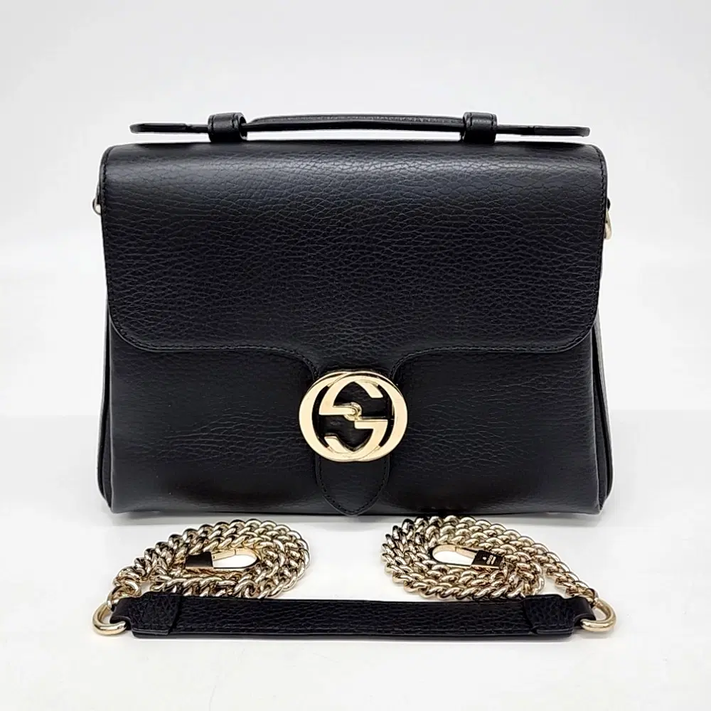 Gucci Interlocking Top Handle Tote And Shoulder Bag (510302)