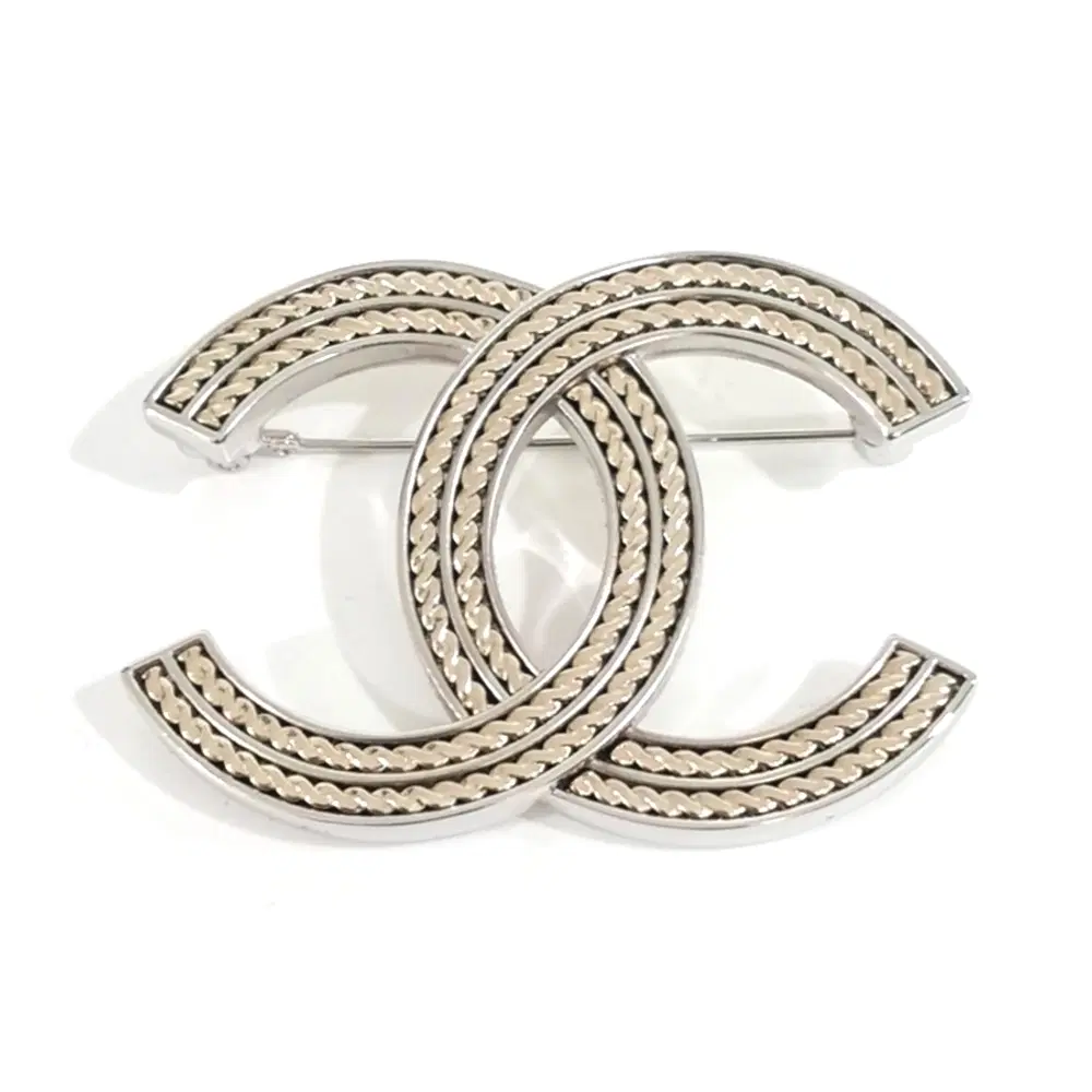 Chanel Logo Brooch