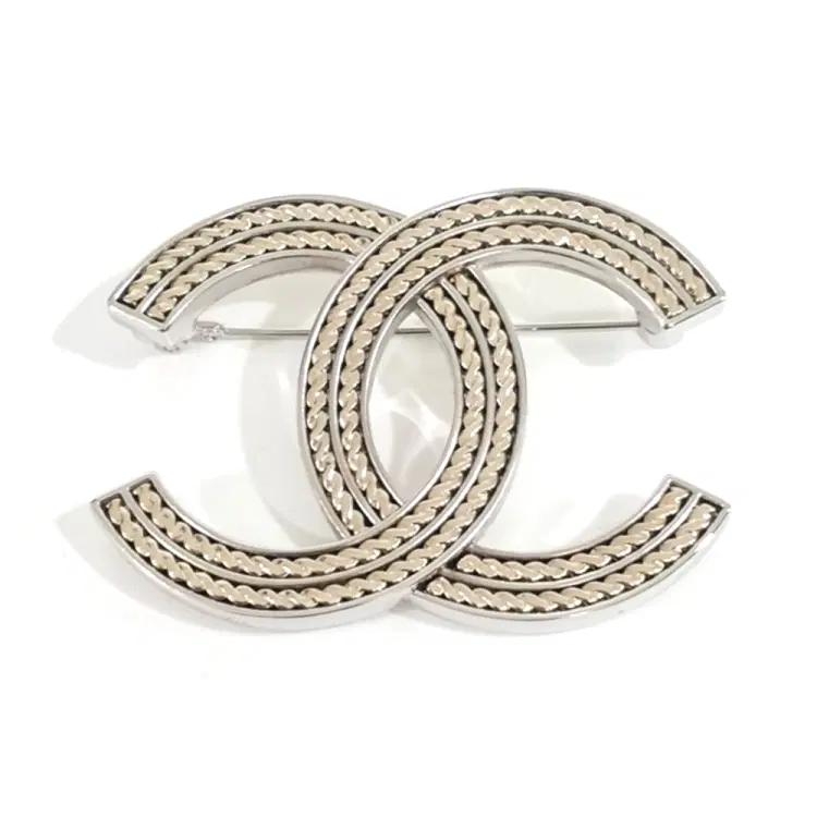 Chanel Logo Brooch-Hover-Image