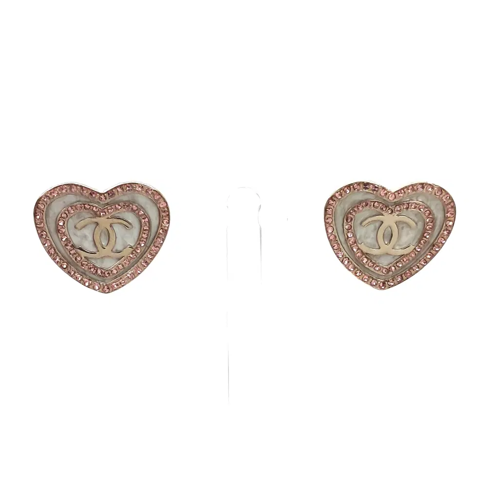Chanel Heart Earrings