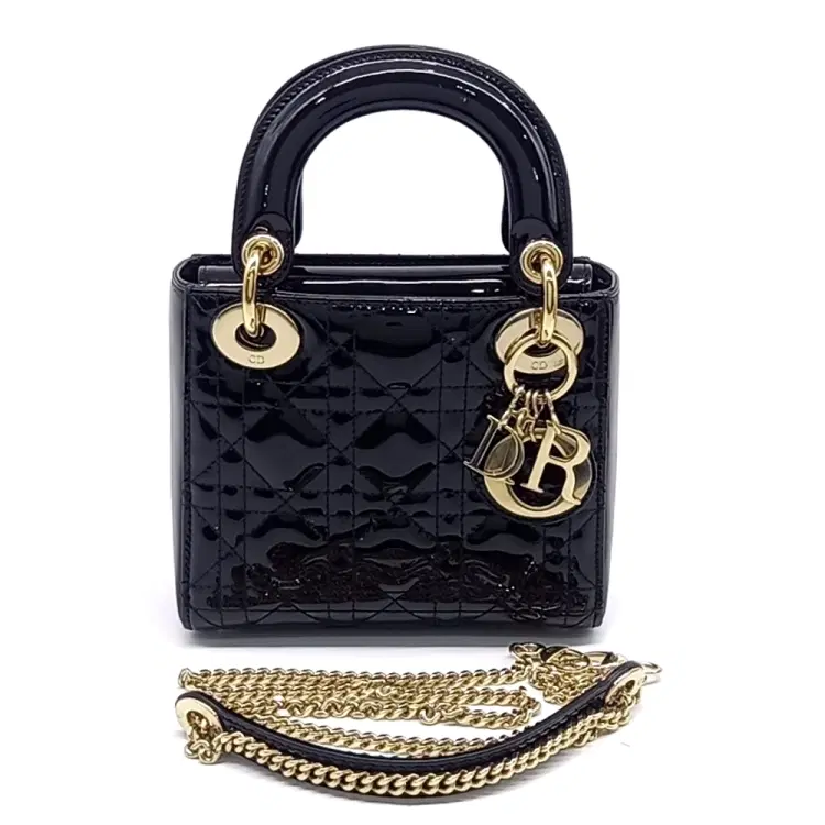 Christian Dior Patent Lady Bag Mini M0505Owcb-Hover-Image