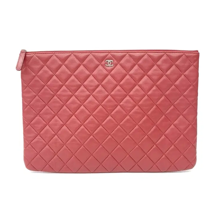 Chanel Lambskin Clutch Large-Hover-Image