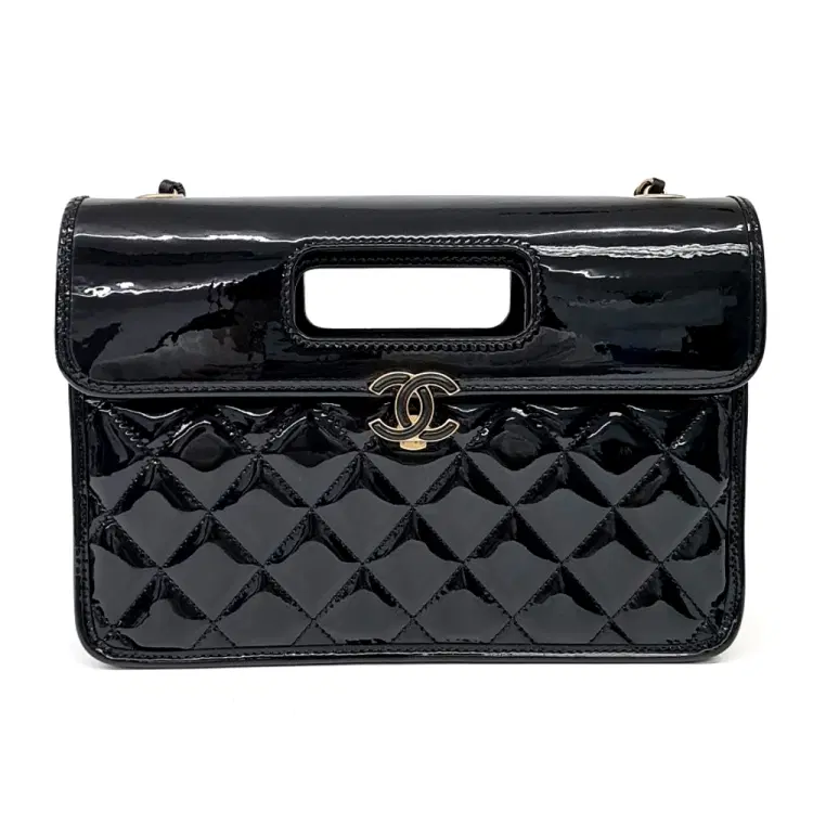 Chanel Patent Chain Flap Bag-Hover-Image