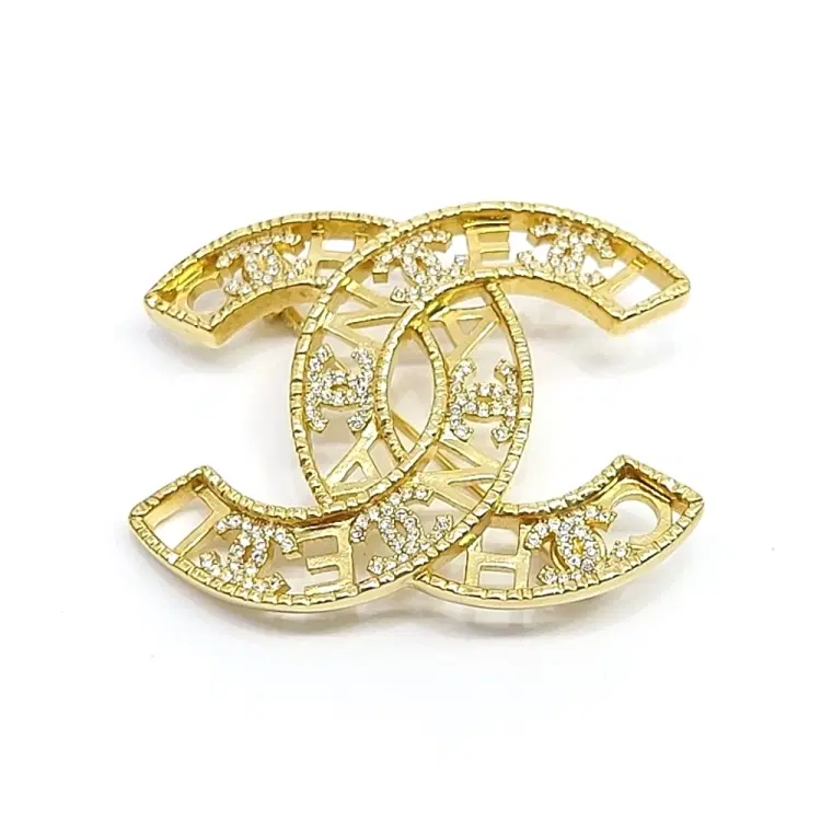Chanel Logo Brooch-Hover-Image