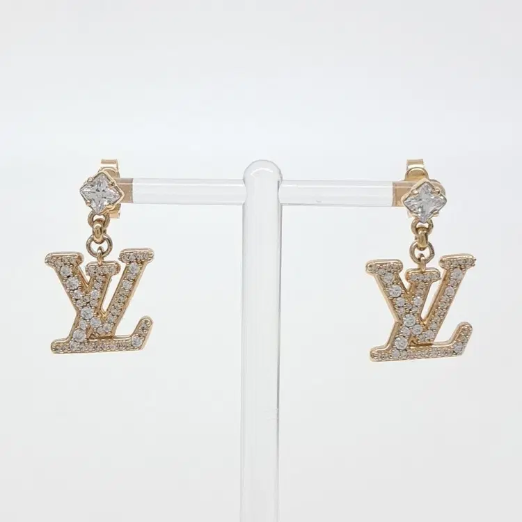 Louis Vuitton Lady Lv Earrings-Hover-Image