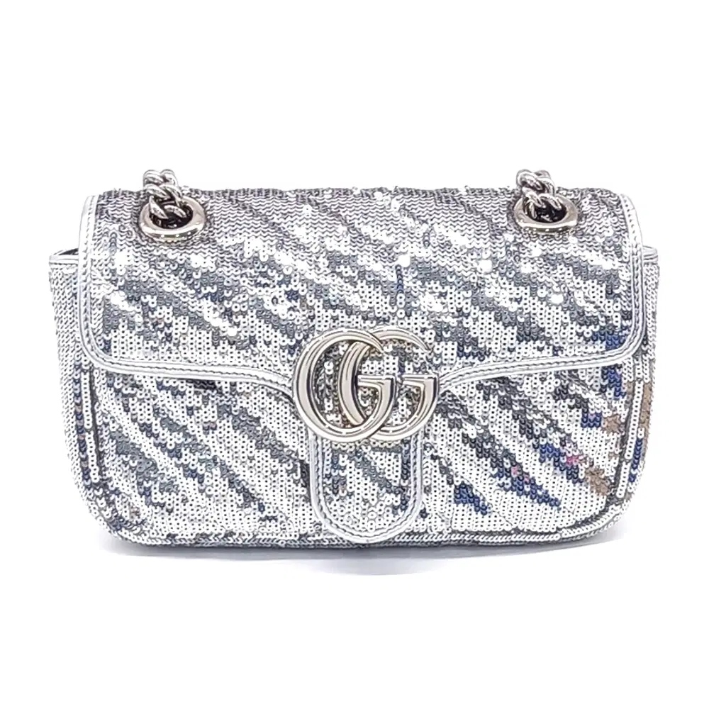 Gucci Sequin Matlasé Mini Shoulder Bag (446744)