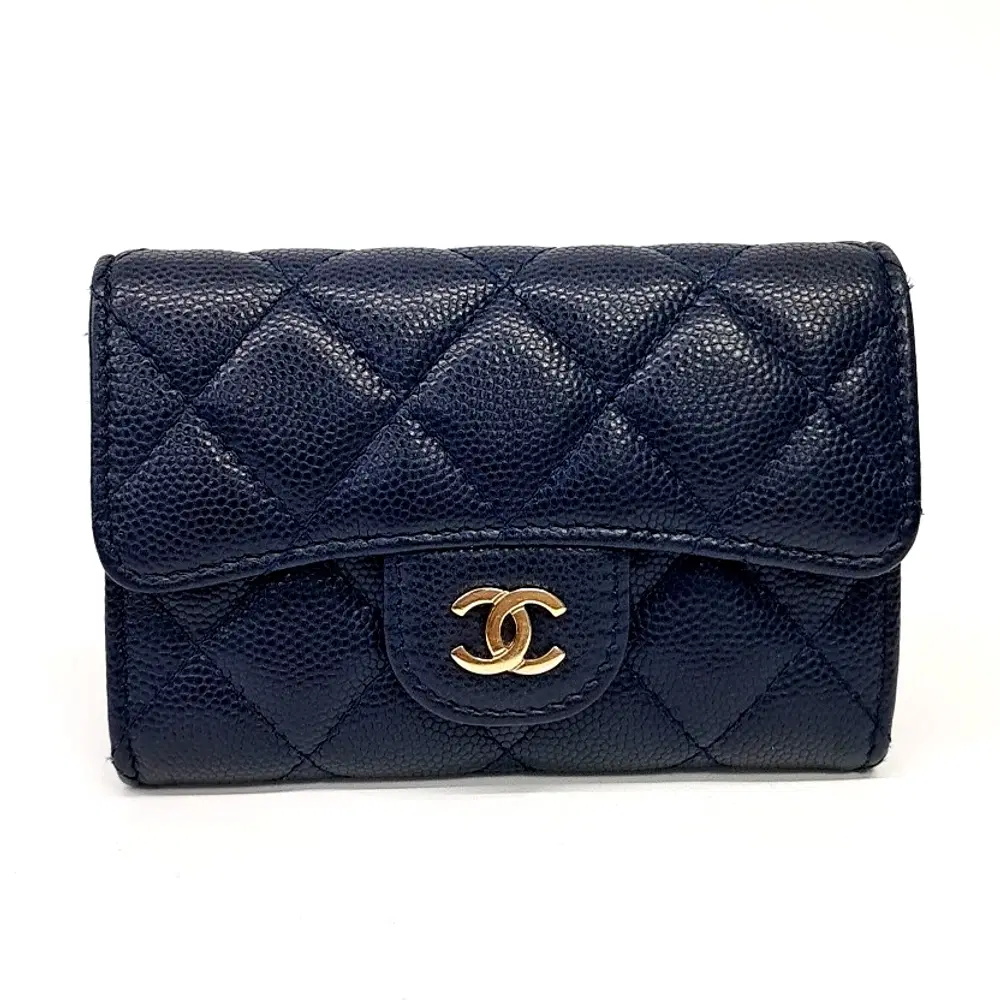 Chanel Caviar Card Wallet