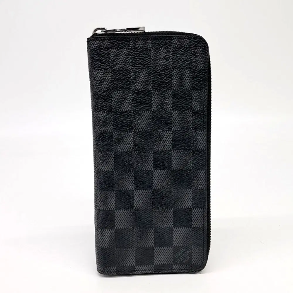 Louis Vuitton Graphite Zippy Wallet Vertical N63095