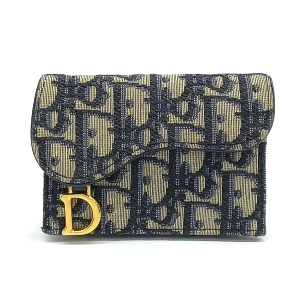 Christian Dior Oblique Saddle Card Holder S5611Ctzq