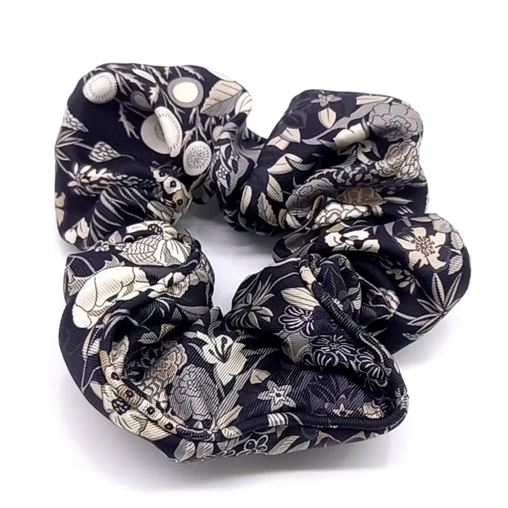 Hermès Silk Hair Scrunchie
