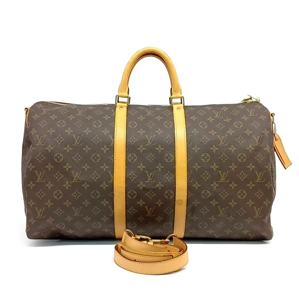 Louis Vuitton Monogram Bandouliere Keepall 55
