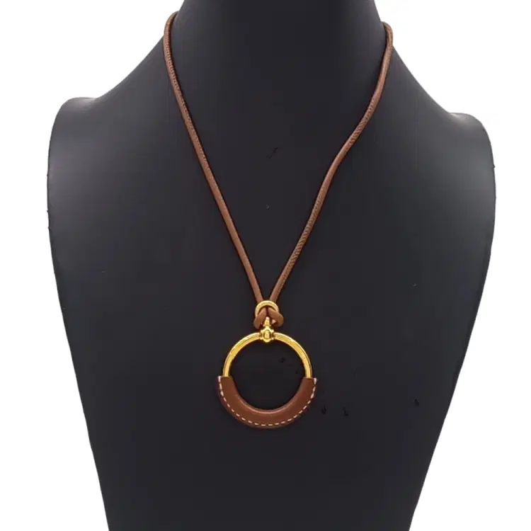 Hermès Loop Petit Bicolor Necklace-Hover-Image