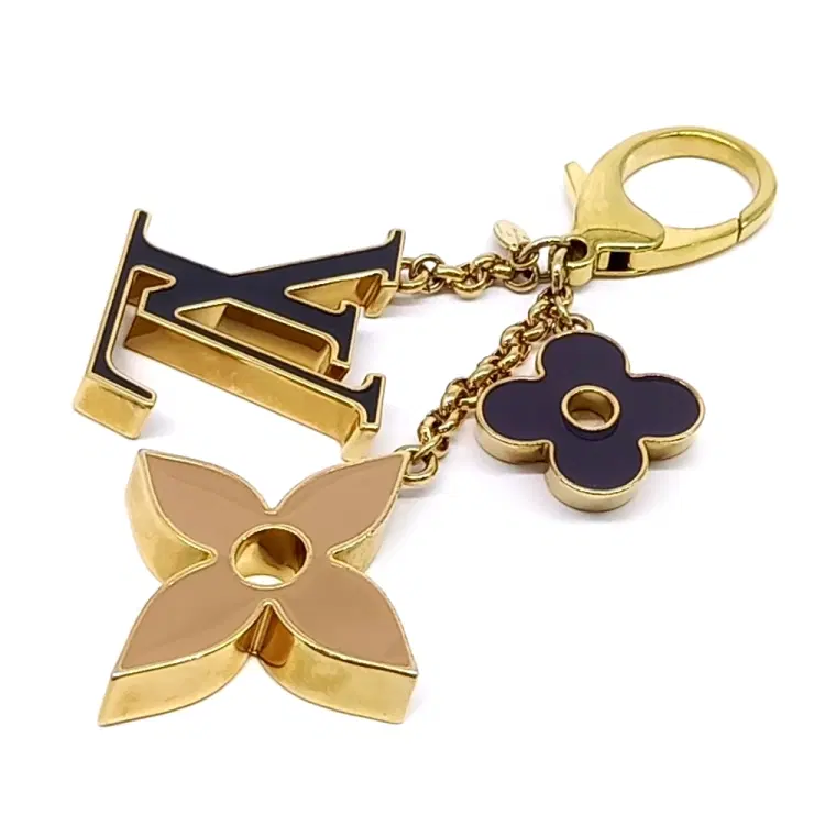 Louis Vuitton Fleur Monogram Keyring And Bag Charm-Hover-Image