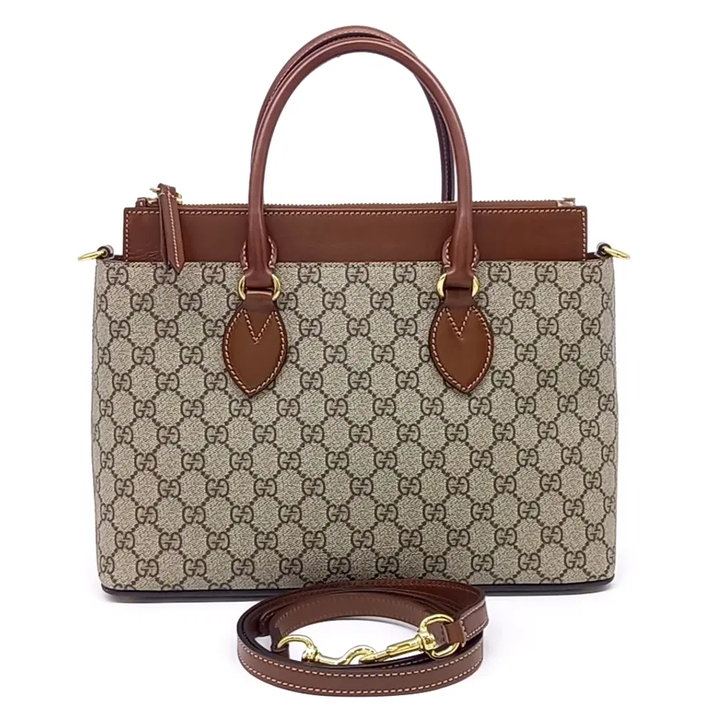 Gucci Pvc Tote & Shoulder Bag (409534)