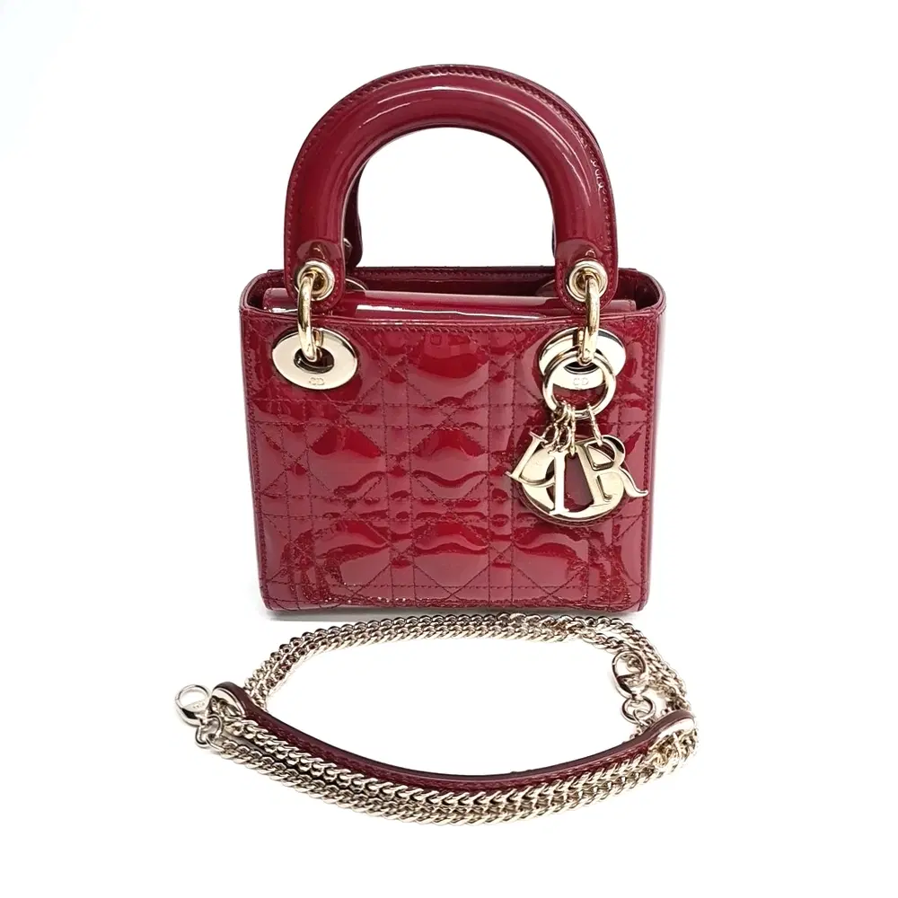 Christian Dior Patent Lady Bag Mini