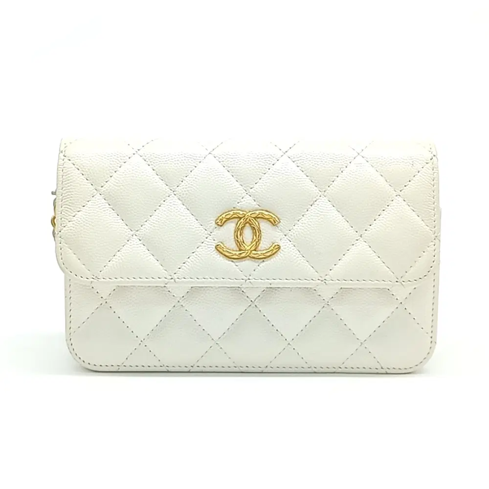 Chanel Caviar Chain Crossbody Bag Ap3482