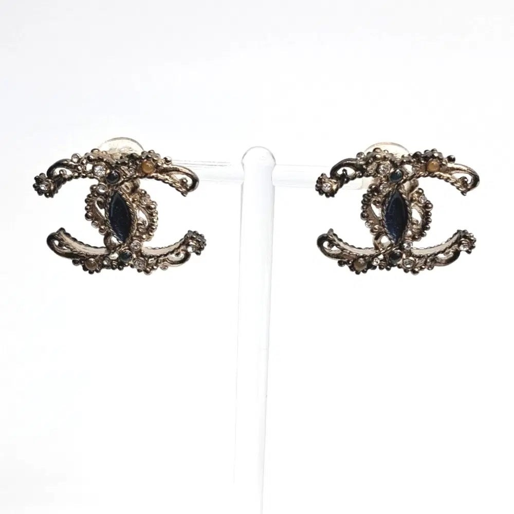 Chanel Clip Type Logo Earrings