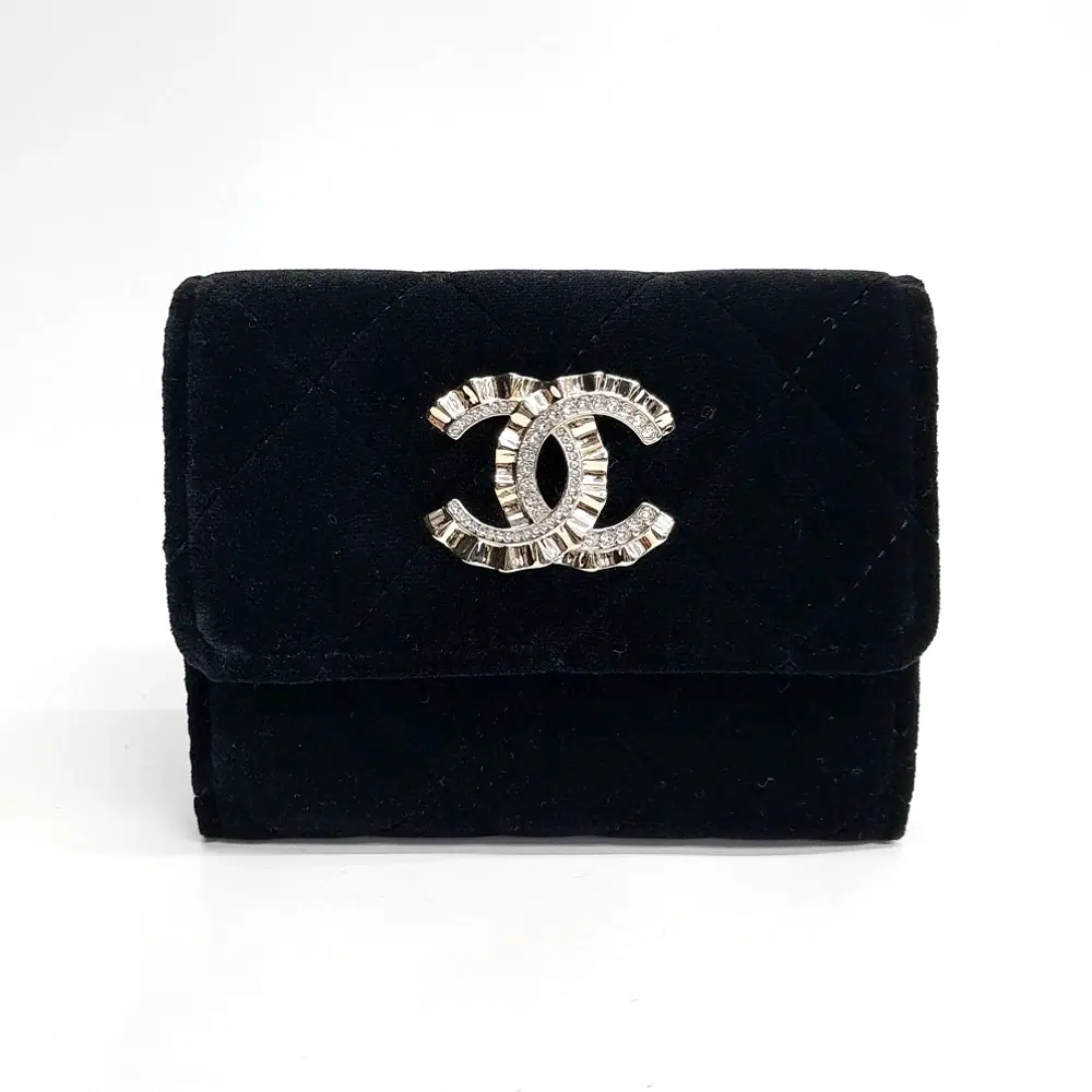 Chanel Velvet Card Wallet