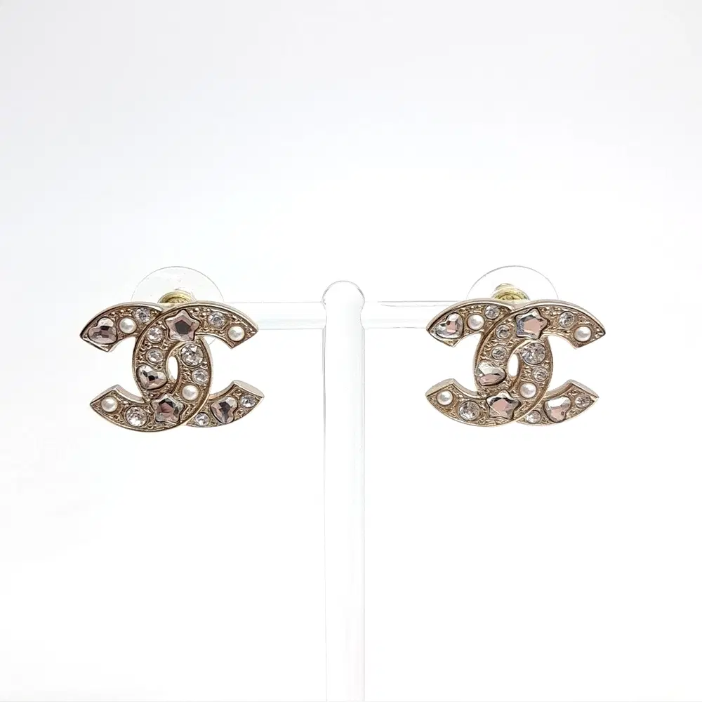 Chanel Logo Earrings