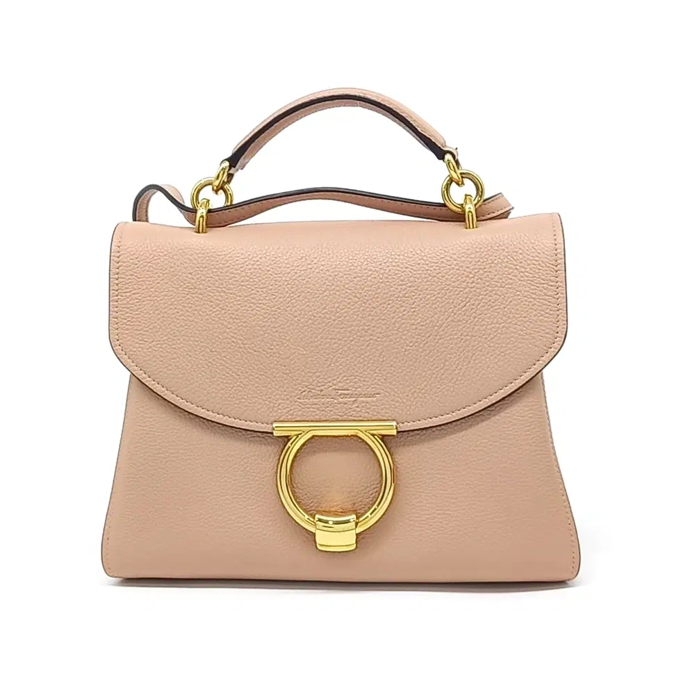Salvatore Ferragamo Gancini Margo Top Handle Medium