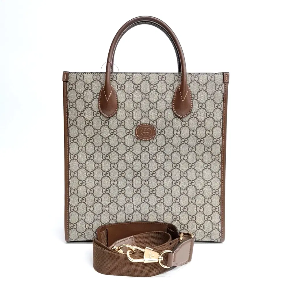Gucci Interlocking G Tote And Shoulder Bag (723308)