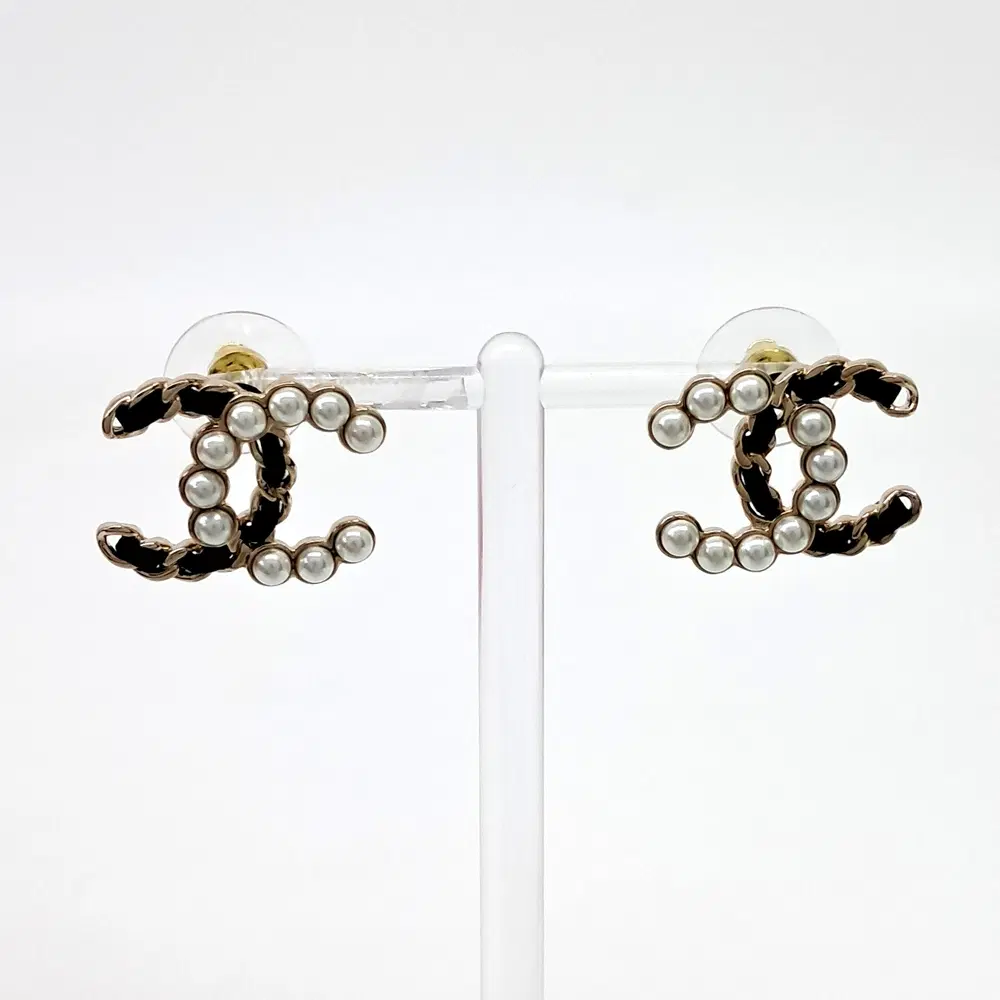 Chanel Logo Earrings