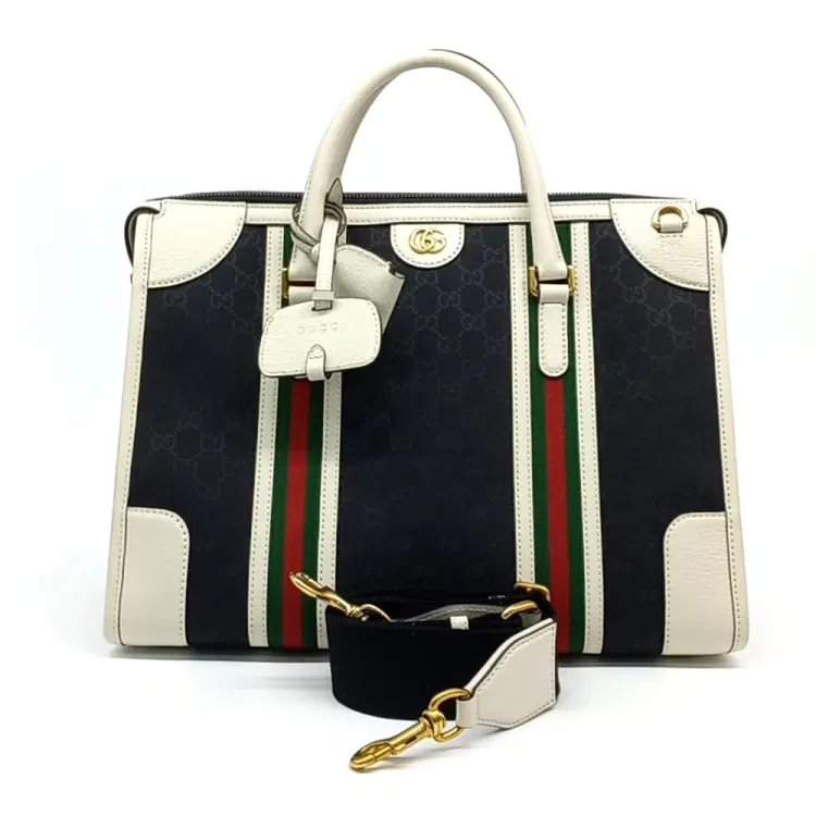 Gucci Gg Jacquard Duffle Bag (715671)-Hover-Image