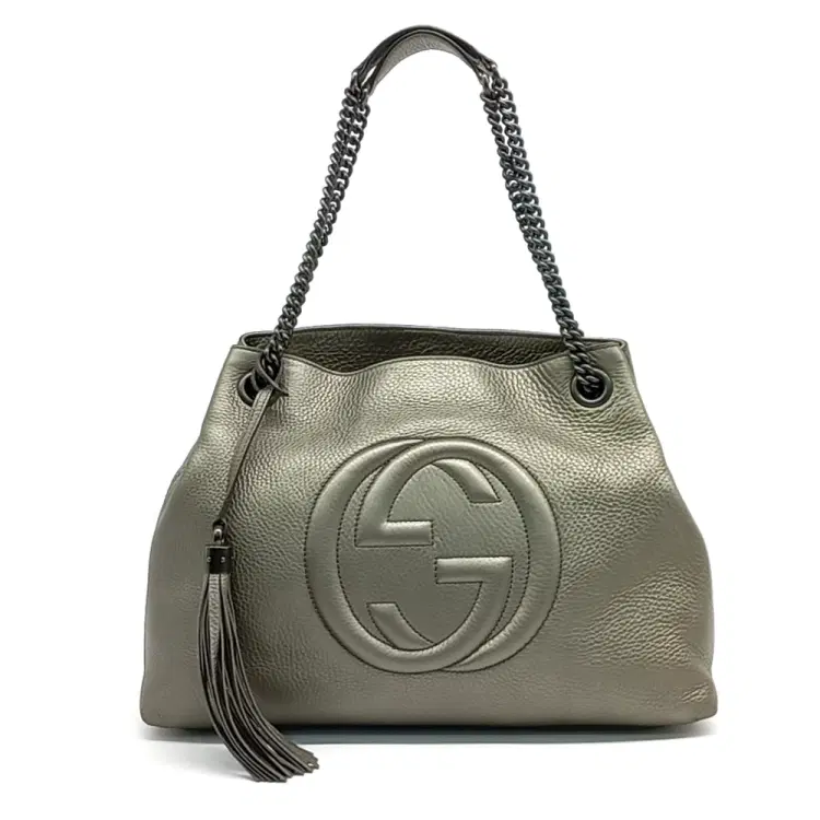 Gucci Tassel Ornament Chain Shoulder Bag (308982)-Hover-Image