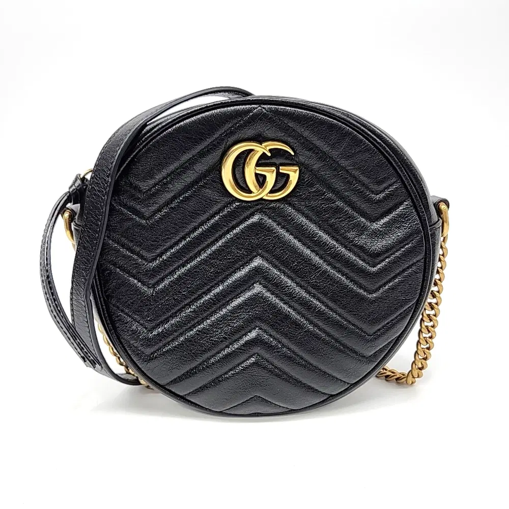 Gucci Marmont Round Shoulder Bag (550154)