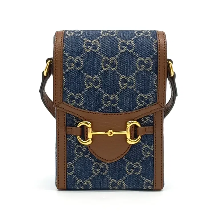 Gucci Denim Horsebit 1955 Mini Bag (625615)-Hover-Image