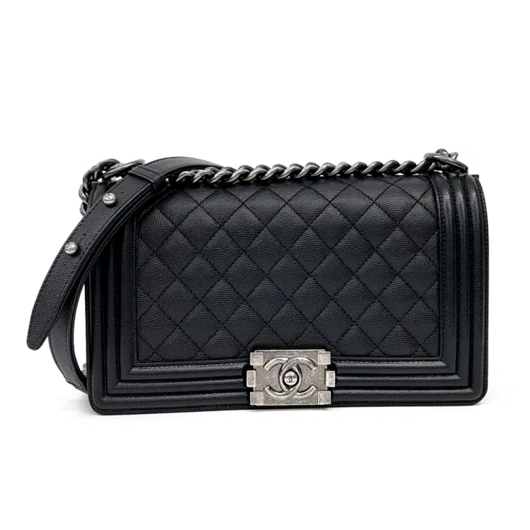 Chanel Caviar Boy Bag Medium-Hover-Image