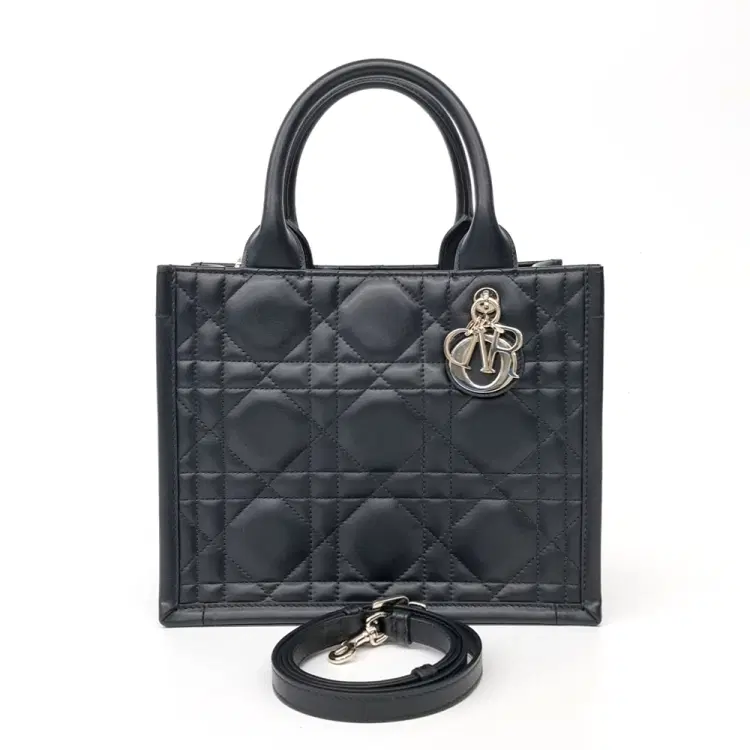Christian Dior Macro Cannage Book Tote Bag Small M1325-Hover-Image