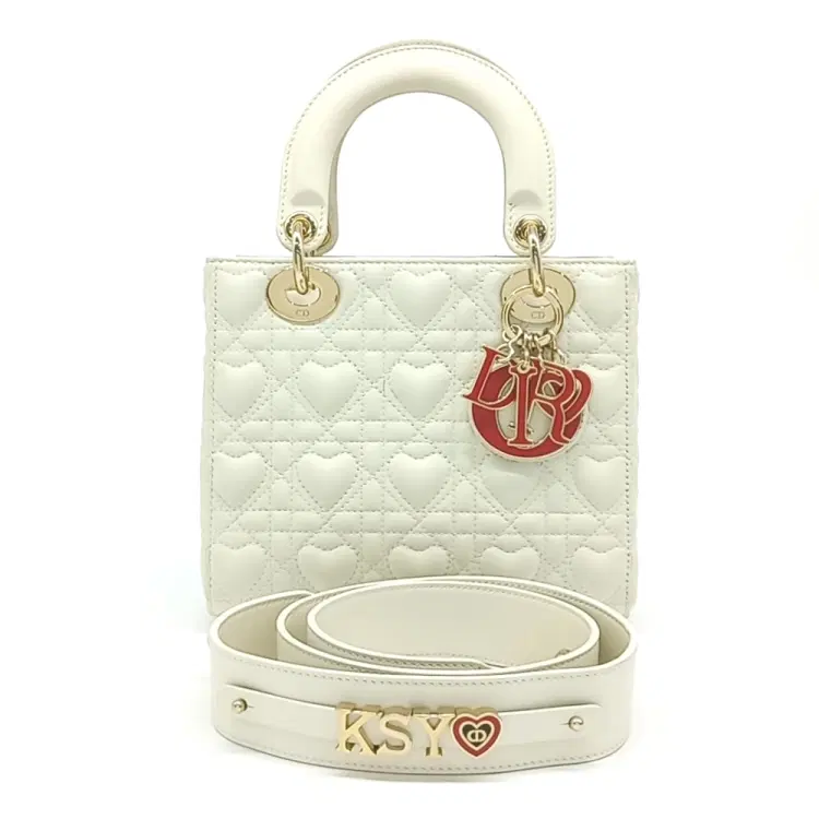 Christian Dior Heart Cannage Lady Bag Small-Hover-Image