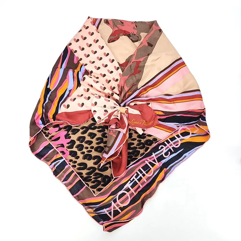 Louis Vuitton Silk Scarf & Ribbon