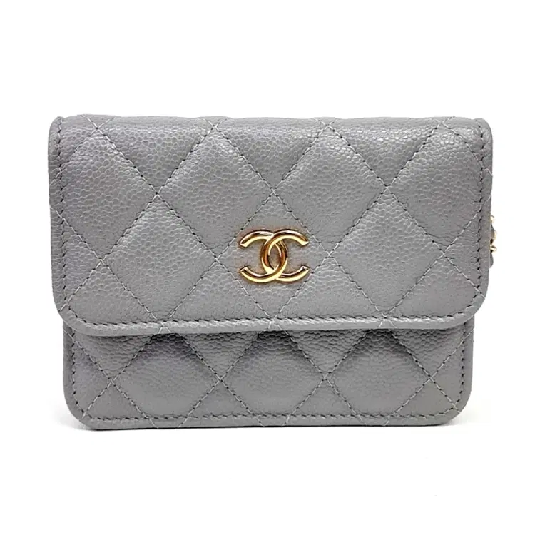 Chanel Caviar Coco Chain Card Wallet-Hover-Image
