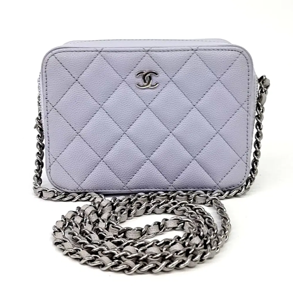 Chanel Caviar Camera Crossbody Bag