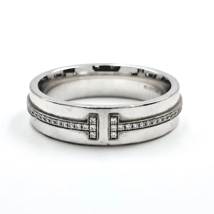 Tiffany & Co. Diamond T Two Narrow Ring-Hover-Image