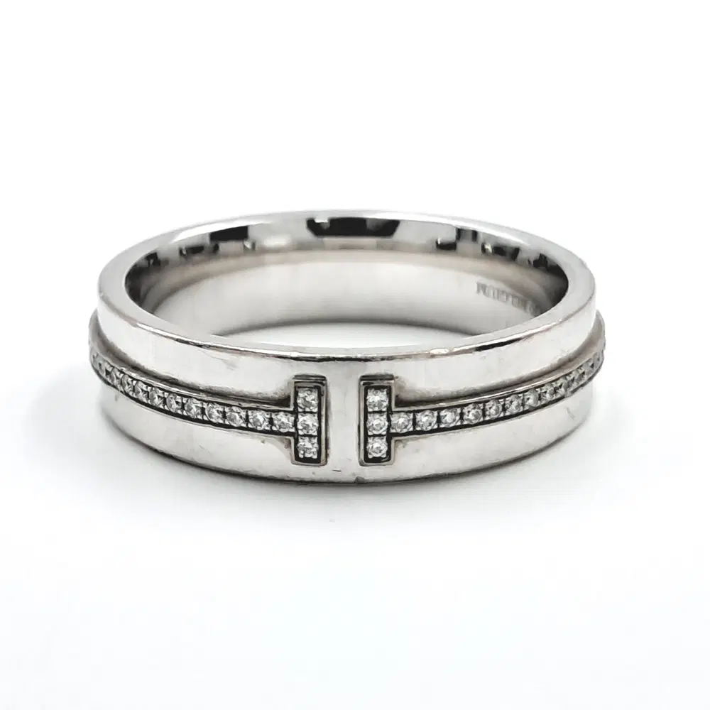 Tiffany & Co. Diamond T Two Narrow Ring
