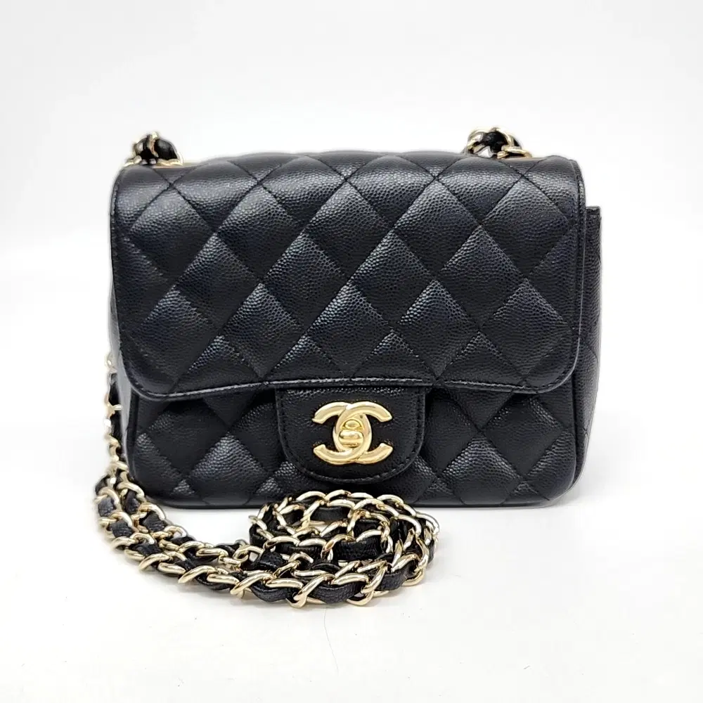 Chanel Caviar Petit Sac Crossbody Bag