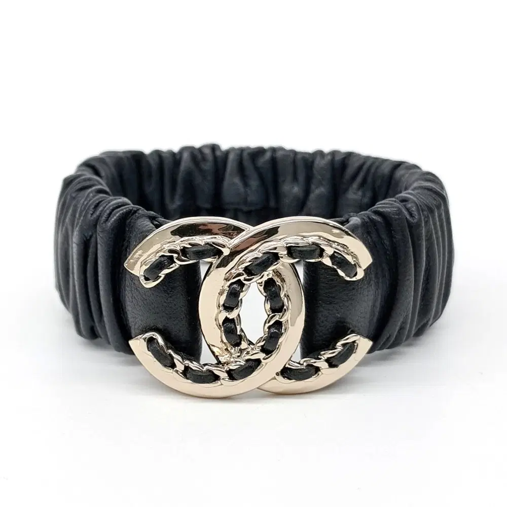 Chanel Hair Scrunchie & Bracelet