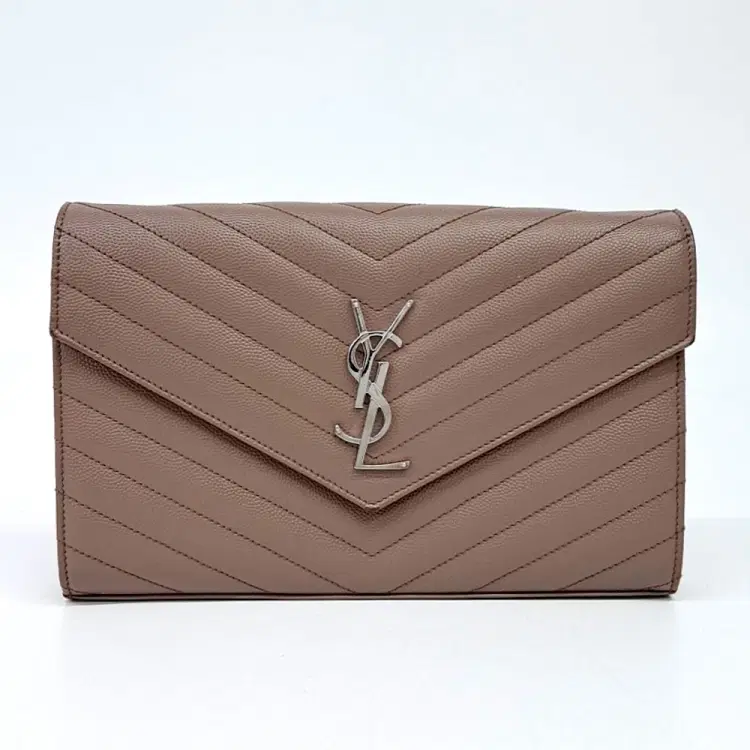 Saint Laurent Monogram Chain Crossbody Bag (377828)-Hover-Image