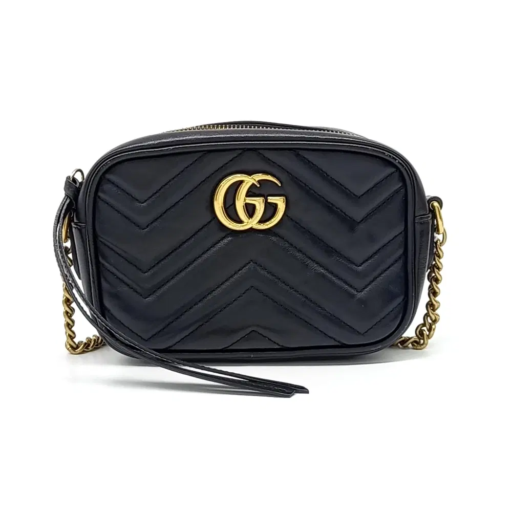 Gucci Marmont Matelasse Mini Crossbody Bag (448065)